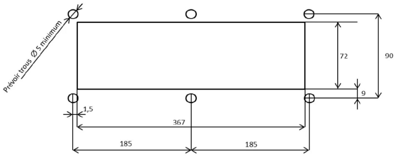 Adventys GL 650 FLR - Bandeaux de commande encasable (clavier ou manettes) - 1