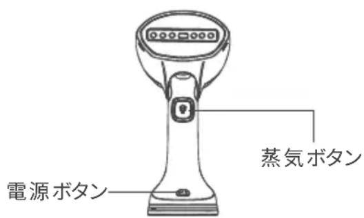 電源ボタン 蒸気ボタン
