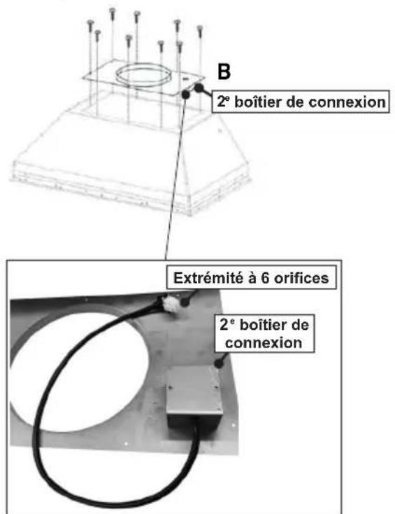 FABER INPL4822SSNBB - INSTALLATION AVEC LE VENTILATEUR IB300 / IB600 INTERNE (300, 600 cfm) - 16