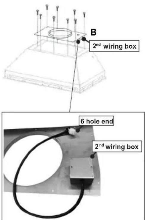 FABER INPL4822SSNBB - NOTE: FOLLOW THE INSTRUCTIONS INCLUDED WITH THE REMOTE BLOWER TO INSTALL THE BLOWER ON THE OUTSIDE OF YOUR HOME. - 1