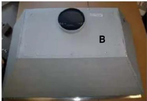 FABER INPL4822SSNBB - INSTALLATION WITH IB300 / IB600 INTERNAL BLOWER (300, 600 cfm) - 1