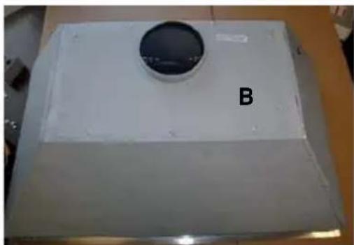 FABER INPL4822SSNBB - INSTALLATION AVEC LE VENTILATEUR IB300 / IB600 INTERNE (300, 600 cfm) - 1