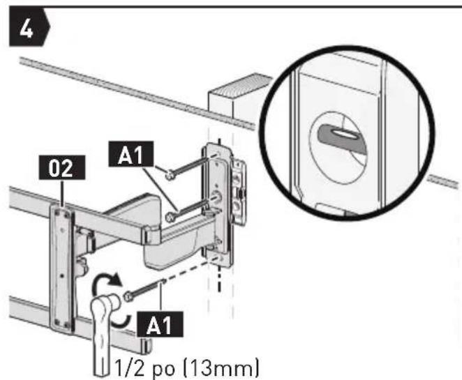 ErgoAV ERMMM901B - Percez 3 trous - 2