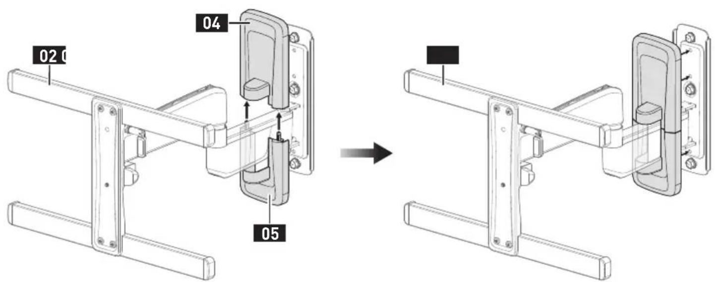 ErgoAV ERMMM901B - STEP 5 Attach the Wall Plate Covers - 1