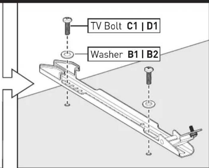 ErgoAV ERMMM901B - Flat-Back TV - 2