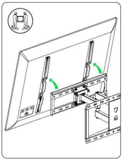 Mounting Dream MD5420 - II Take off the TV from the mount - 1