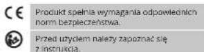 Gymrex GRSG90 - PRZED PRZYSTĄPIENIEM DO PRACY NALEŻY DOKŁADNIE PRZECZYTAĆ I ZROZUMIEĆ NINIEJSZA INSTRUKCJĘ. - 1
