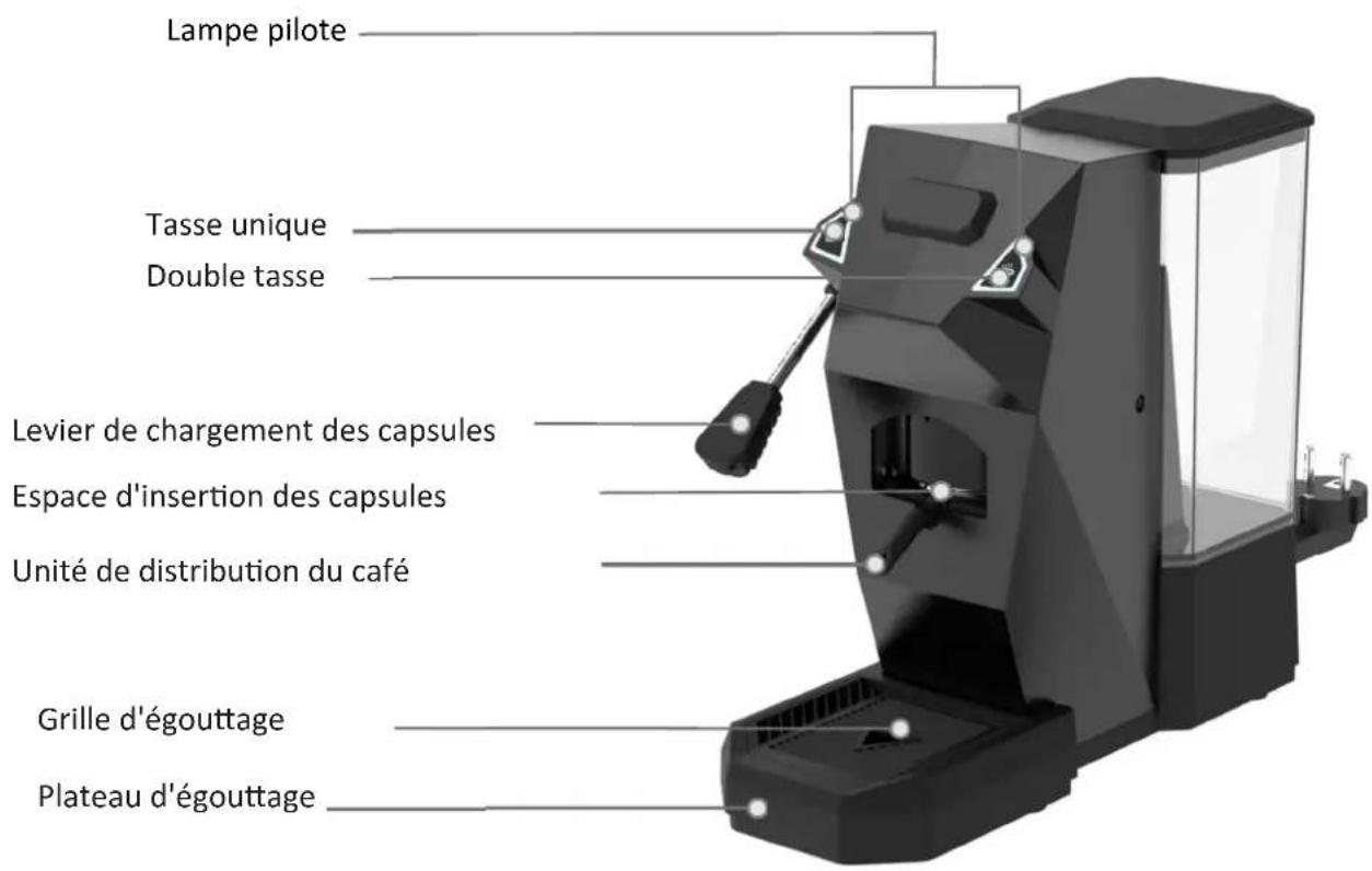 Melchioni Cialdina - VUE D'ENSEMBLE DE LA MACHINE - 1