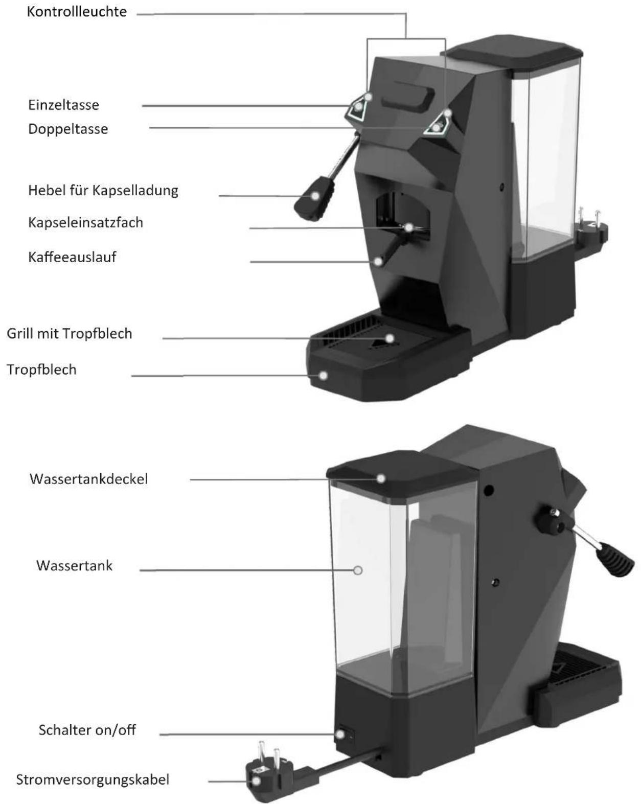 Melchioni Cialdina - ÜBERSICHT ÜBER DAS GERÄT - 1