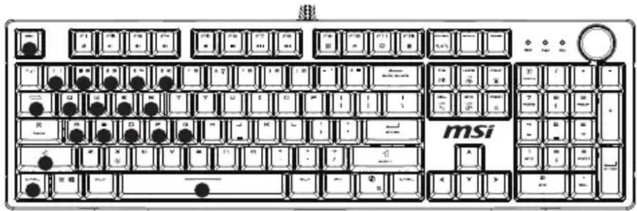 MSI FORGE GK320 - Гучи вградени reIMьрск CBETЛINHн eф ektn - 2