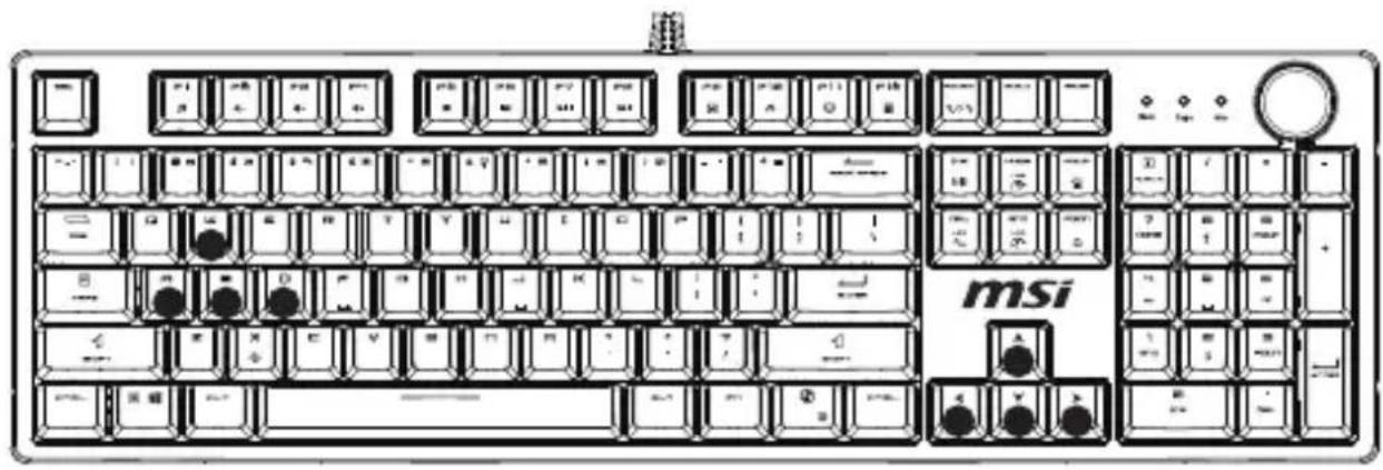 MSI FORGE GK320 - 五組內建遊戲燈效 - 5