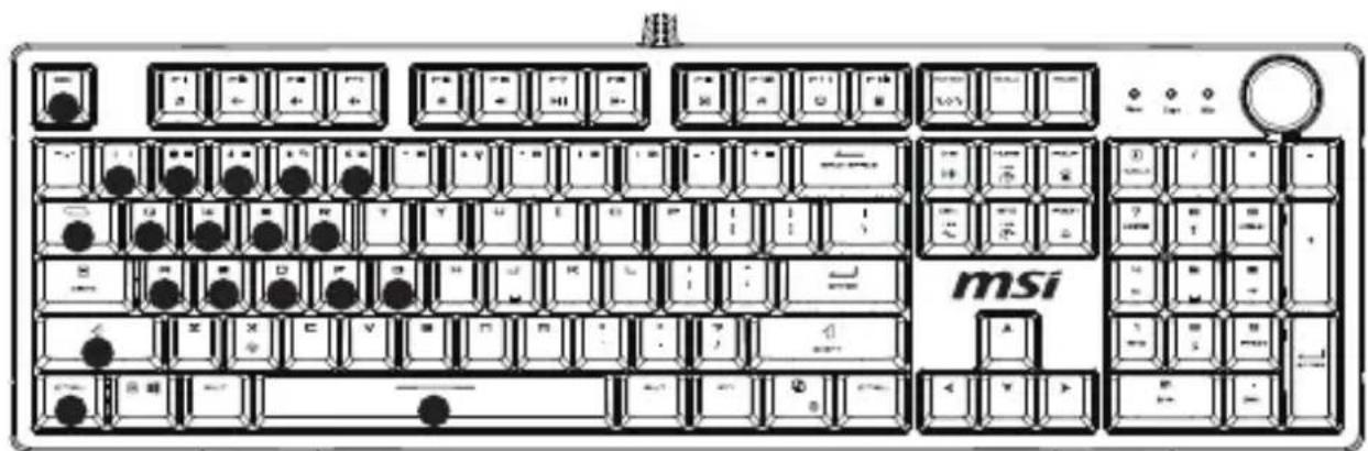 MSI FORGE GK320 - 5组内置游戏灯效 - 2