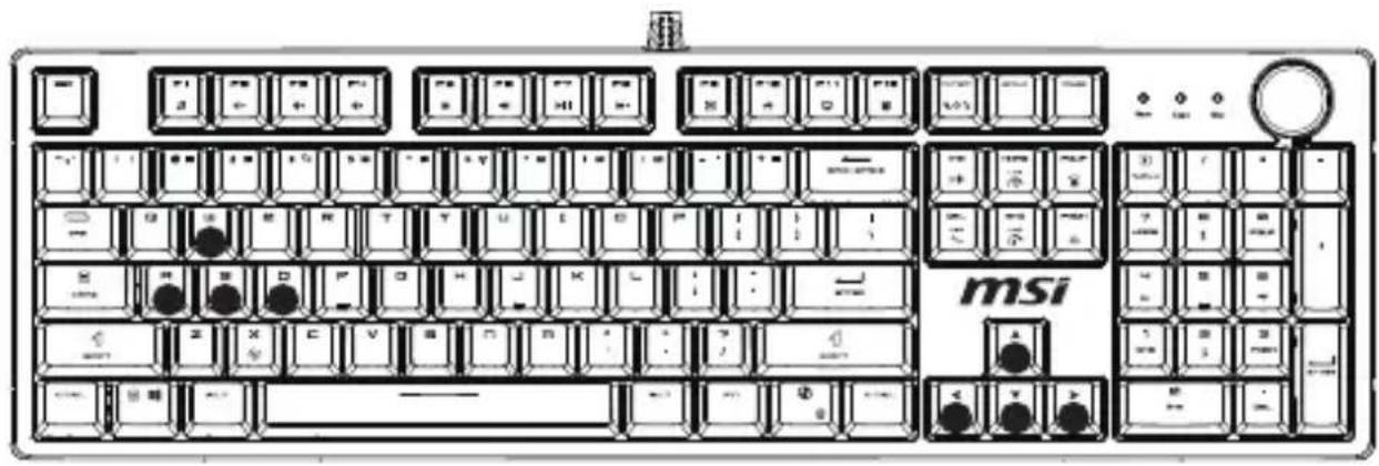 MSI FORGE GK320 - sisäänrakennettujen pelivalaistustehosteiden ryhmaa - 1