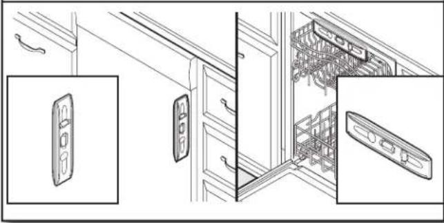 KITCHENAID KDFS424SBE - SECURE DISHWASHER IN CABINET OPENING - 1