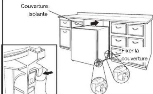 KITCHENAID KDFS424SBE - Fixer la couverture isolante - 1