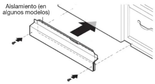 KITCHENAID KDFS424SBE - Vuelva a instalar los paneles de acceso y los elementos de sujeción - 1