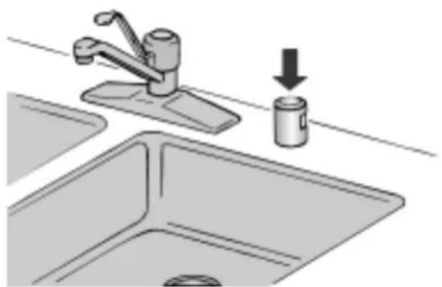 KITCHENAID KDFS424SBE - Brise-siphon de comptoir - 1
