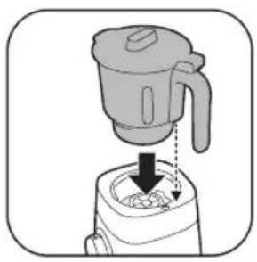 PHILIPS HR3031 - Verwendendes Mahlwerks - 3