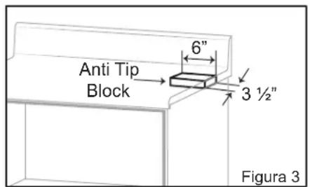 Forno FMWDR300030WHT - INSTRUCCIONES DE INSTALLACION DEL BLOQUE ANTIVUELCO - 1
