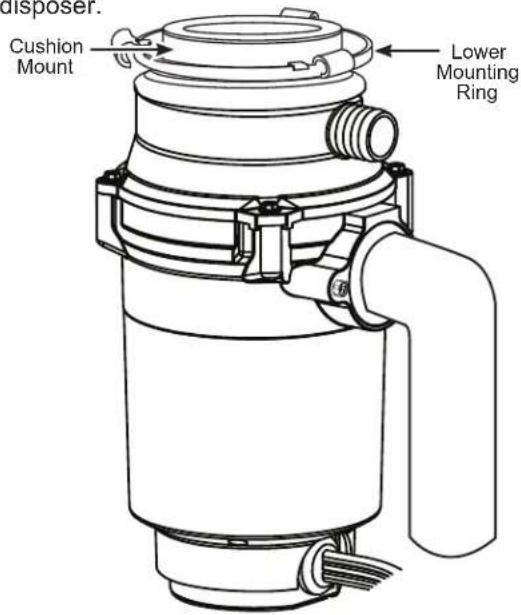 GE GFC765W - MOUNT THE DISPOSER - 2