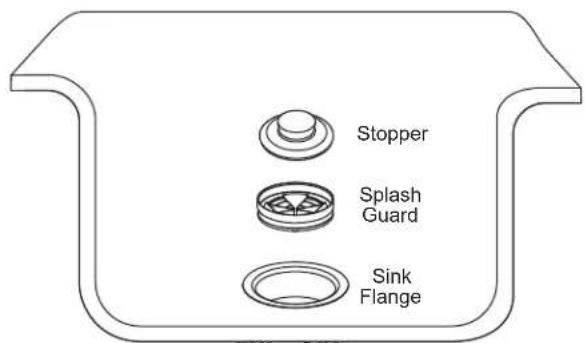 GE GFC765W - INSTALL SPLASH GUARD AND STOPPER - 1