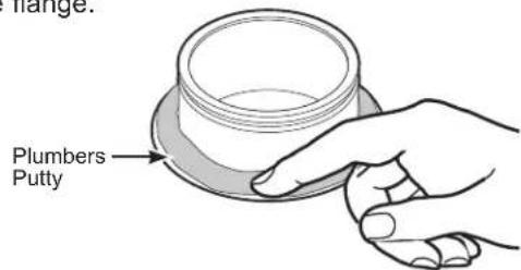 GE GFC765W - INSTALL THE SINK FLANGE - 1
