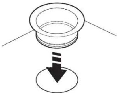 GE GFC765W - INSTALL THE SINK FLANGE - 2