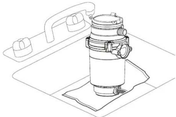 GE GFC765W - INSTALL THE SINK FLANGE - 3