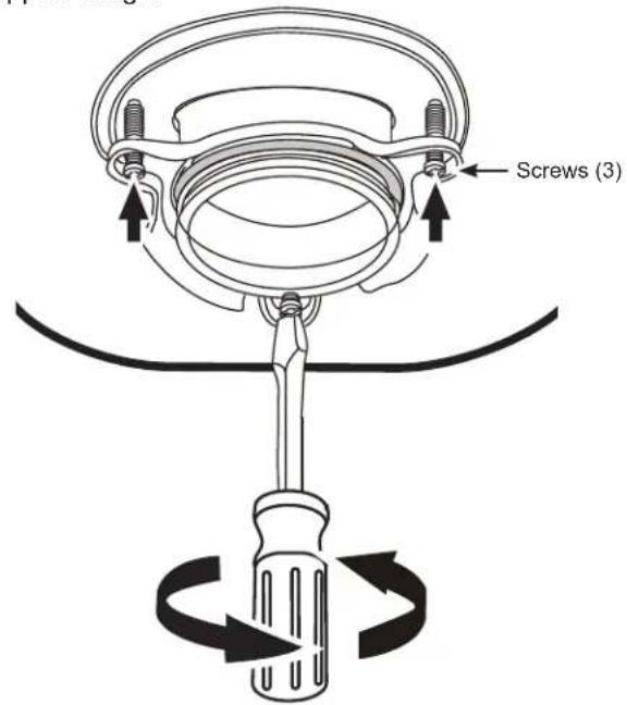 GE GFC765W - INSTALL THE UNDER SINK MOUNTING HARDWARE (CONT.) - 1