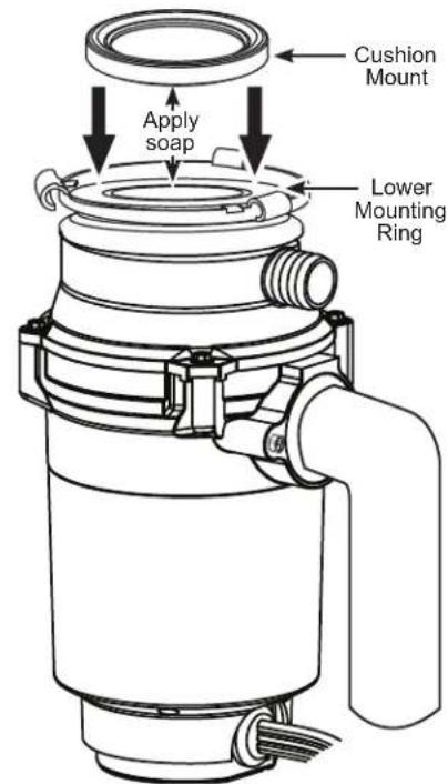 GE GFC765W - MOUNT THE DISPOSER - 1
