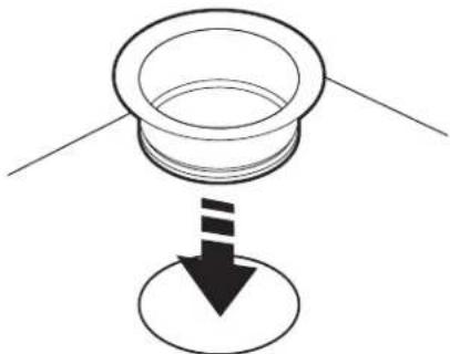 GE GFC765W - INSTALLER LE COLLET DE L'ÉVIER - 2