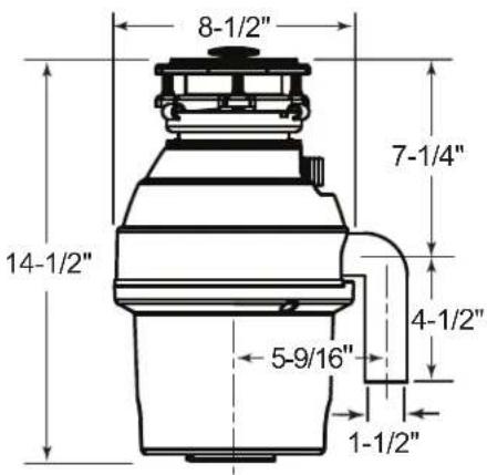 GE GFC765W - DISPOSALL® - 1