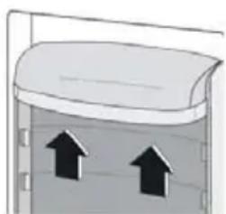 SABA CT6304NFILE - POSITIONING THE DOOR BALCONIES - 1
