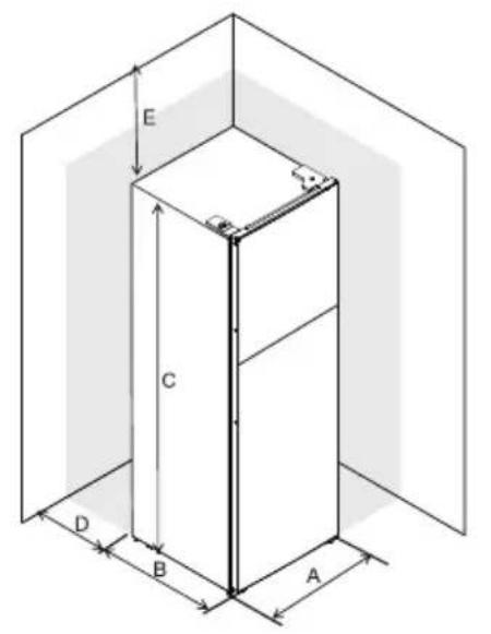 SABA CT6304NFILE - SPACE REQUIREMENT - 1