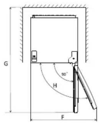 SABA CT6304NFILE - SPACE REQUIREMENT - 2