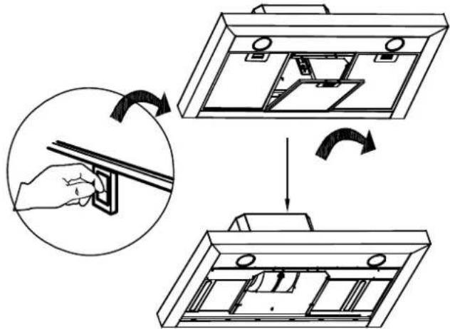 CIARRA CD9102B - Installation von Aktivkohlefiltern (UMLUFT): - 1