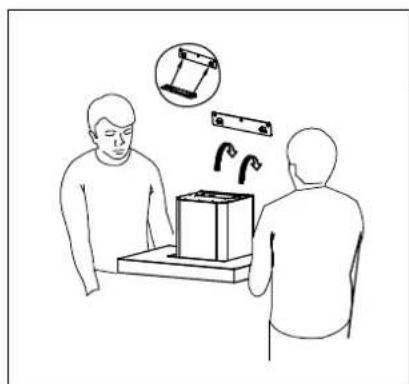 CIARRA CD9102B - Installer la hotte (Evacuation): - 3