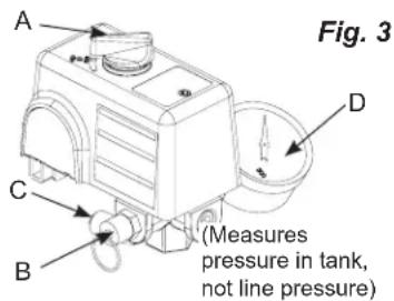 Powermate PLA3706056 - Tank Pressure Gauge (see D) - 1