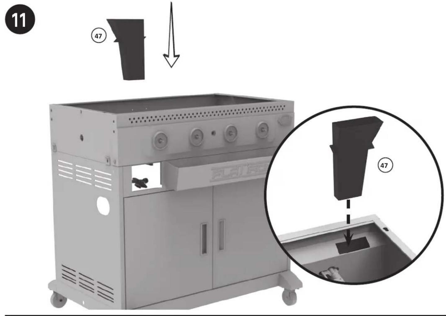 Char-Griller CG30354525 - LÄS ALLA INSTRUKTIONER NOGGRANT FÖRE MONTERING - 19