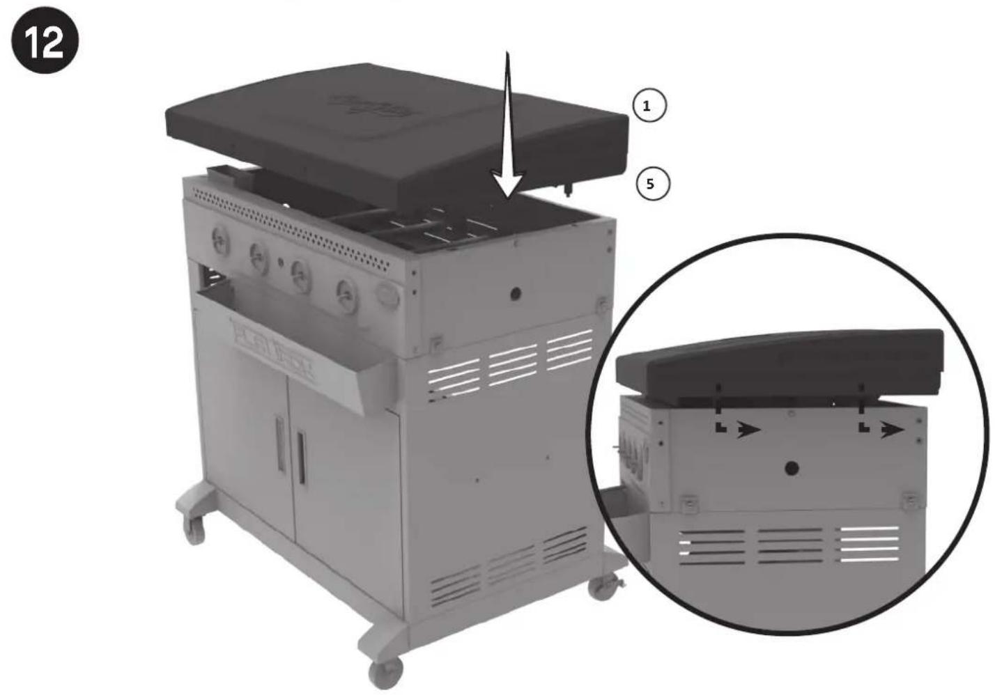 Char-Griller CG30354525 - LÄS ALLA INSTRUKTIONER NOGGRANT FÖRE MONTERING - 20