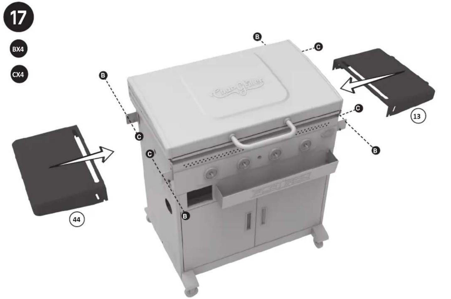 Char-Griller CG30354525 - LÄS ALLA INSTRUKTIONER NOGGRANT FÖRE MONTERING - 25