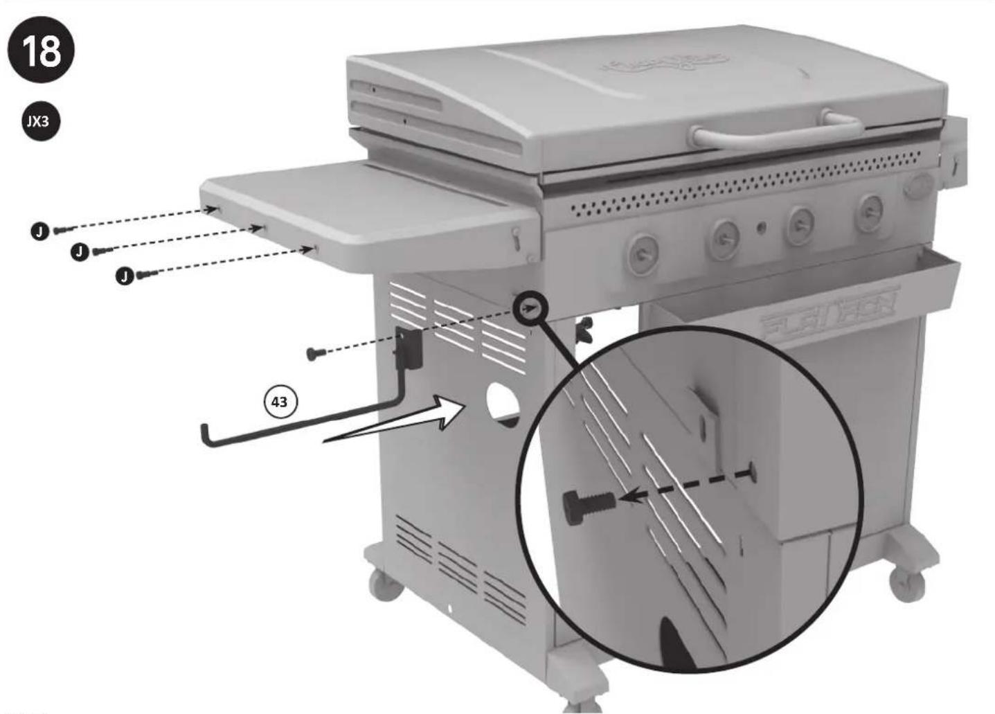 Char-Griller CG30354525 - LÄS ALLA INSTRUKTIONER NOGGRANT FÖRE MONTERING - 26