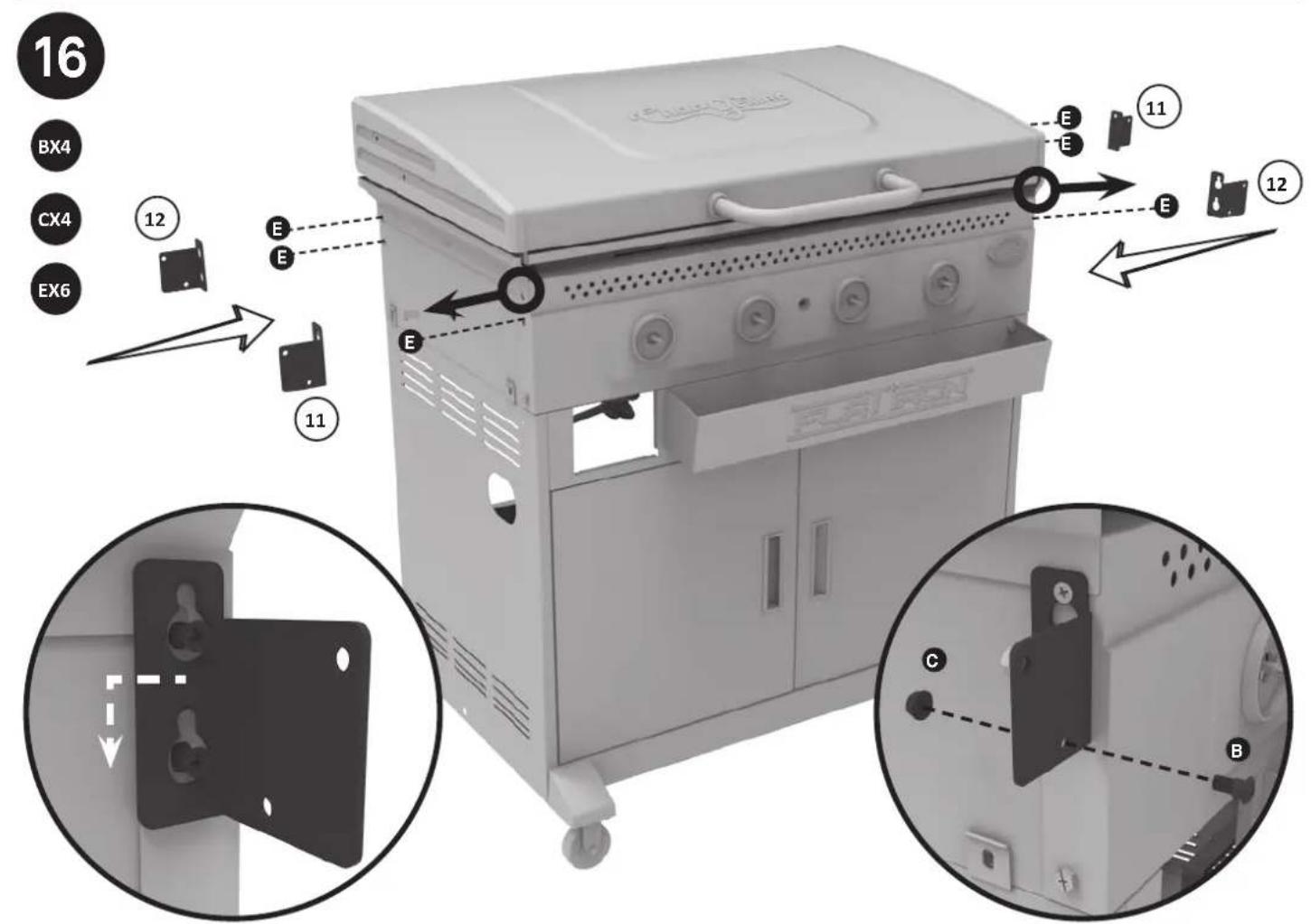 Char-Griller CG30354525 - LÄS ALLA INSTRUKTIONER NOGGRANT FÖRE MONTERING - 24