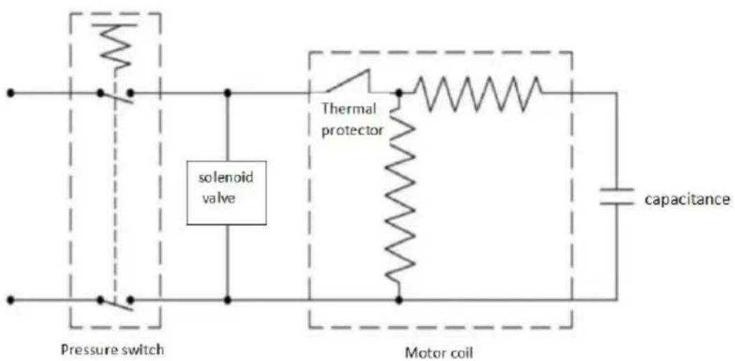 Vevor FB1500D020C80 - Electrical schematic diagram - 1