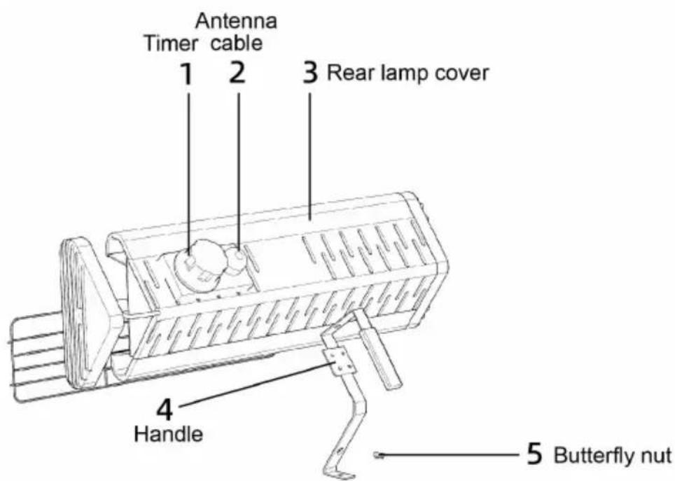 Vevor 1AX - LAMPE À PEINTURE INFRAROUGE - 6
