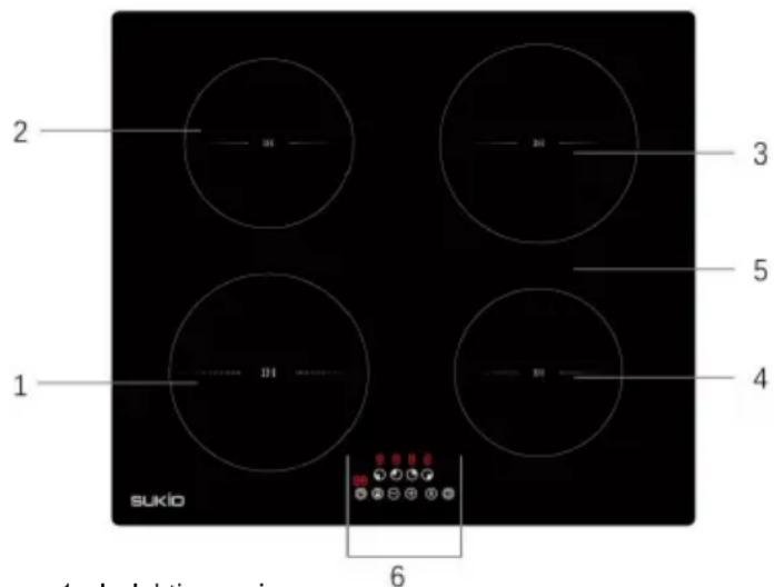 Vevor SK68IHB4S7 - Modell SMAPLE IHB4XY - 1