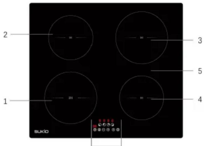 Vevor SK68IHB4S7 - Modello SMAPLE IHB4XY - 1