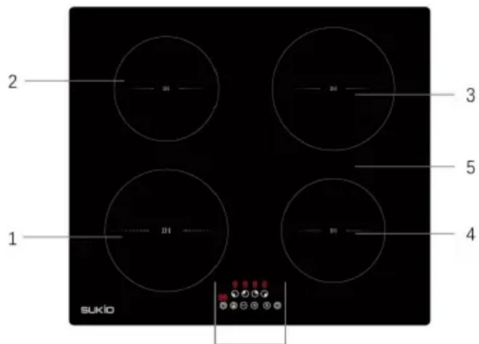 Vevor SK68IHB4S7 - Modell SMAPLE IHB4XY - 1