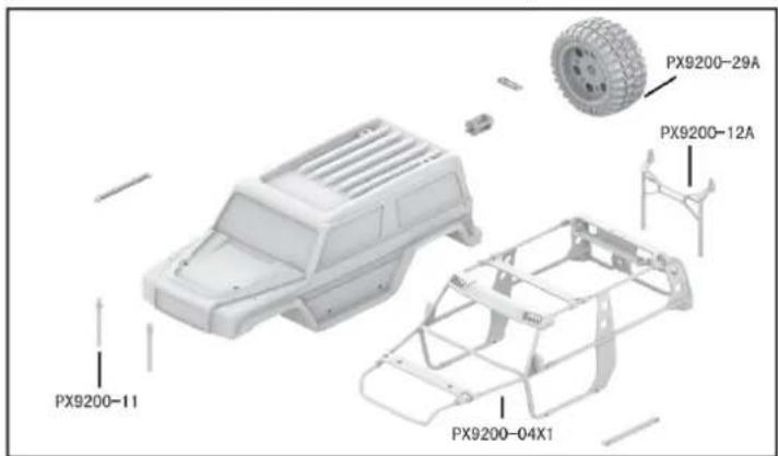 Vevor 206E - DEVICE EXPLOSION DIAGRAM - 3