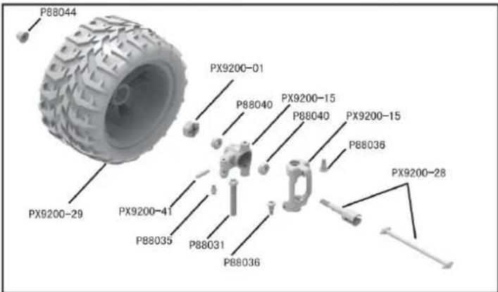Vevor 206E - DEVICE EXPLOSION DIAGRAM - 8